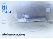 Wischermotor vorne DACIA Sandero I (BS) 0390241544