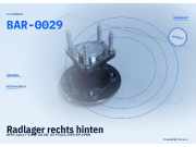 Radlager rechts hinten OPEL Astra F BAR-0029