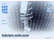Federbein rechts vorne OPEL Zafira B (A05) 644609745