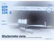 Wischermotor vorne MERCEDES-BENZ Sprinter 2t Pritsche (901, 902) 03902413 0390241345