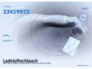 Ladeluftschlauch OPEL Astra J (P10) 13419572