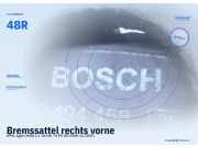 Bremssattel rechts vorne OPEL Agila (H00) 48R