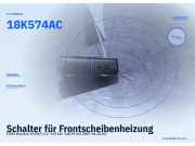 Schalter für Frontscheibenheizung FORD Mondeo IV (BA7) 18K574AC