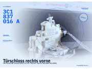 Türschloss rechts vorne VW Passat B6 Variant (3C5) 3C1837016B 3C1837016A