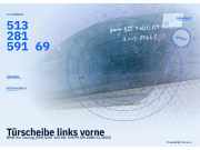 Türscheibe links vorne BMW 5er Touring (E39) 51328159169