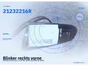 Blinker rechts vorne SUZUKI Swift I (AA) 21232216R