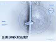 Hinterachse komplett OPEL Corsa E (X15)