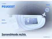 Sonnenblende rechts PEUGEOT 206+ (T3E) PEUGEOT