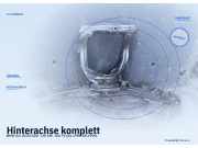 Hinterachse komplett BMW 5er (E34)