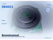 Bremstrommel OPEL Astra F DB4021