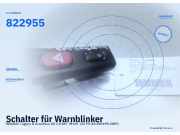 Schalter für Warnblinker RENAULT Laguna II Grandtour (G) 822955