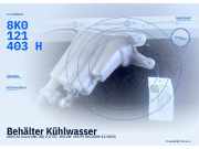 Behälter Kühlwasser AUDI A4 Avant (8K, B8) 8K0611301A 8K0121403H