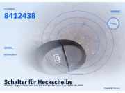 Schalter für Heckscheibe RENAULT Megane I Cabriolet (EA) 841243B