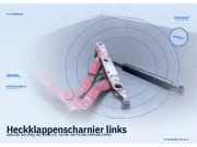 Heckklappenscharnier links AUDI 80 (89, 89Q, 8A, B3)