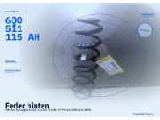 Feder hinten VW Fox Schrägheck (5Z) 6Q0511115AH