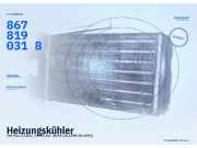 Heizungskühler VW Polo II (86C) 867819121 867819031B