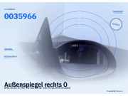 Außenspiegel rechts OPEL Vectra B (J96) 0035966