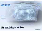 Hauptscheinwerfer links RENAULT 19 I (B/C 53) 063023