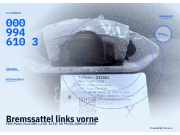 Bremssattel links vorne FIAT Punto Van (188) 0077364841 0009946103