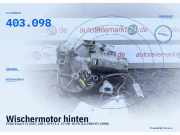 Wischermotor hinten FORD Escort IV (GAF, ABFT, AFF) 86AG17K441A2B 403.098