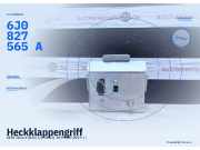 Heckklappengriff SEAT Ibiza V (KJ1) 6J0827565A