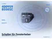 Schalter für Fensterheber AUDI A4 (8D, B5) 4D095985501C