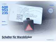 Schalter für Warnblinker VW Polo IV (9N, 9A) 6Q0953235 FKZ 6Q0953235
