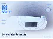 Sonnenblende rechts VW Polo IV (9N, 9A) 6Q0857552F