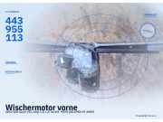 Wischermotor vorne AUDI 100 Avant (44, 44Q, C3) 443955113