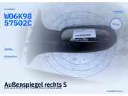 Außenspiegel rechts SEAT Inca (9KS) W06K9857502C
