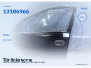 Tür links vorne OPEL Corsa C (X01) 13114683 13106966