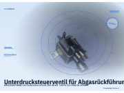 Unterdrucksteuerventil für Abgasrückführung MERCEDES-BENZ 124 Stufenheck (