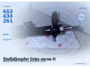 Stoßdämpfer links vorne HYUNDAI i30 I (FD) 653434261