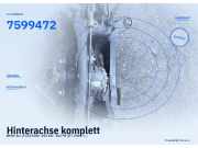 Hinterachse komplett BMW 1er (F20) 7599472