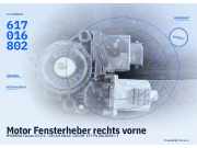 Motor Fensterheber rechts vorne HYUNDAI Tucson III (TL, TLE) 617016802