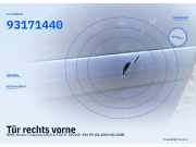 Tür rechts vorne OPEL Vectra C Caravan (Z02) 93186030 93171440