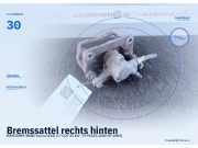Bremssattel rechts hinten MERCEDES-BENZ Vaneo (414) 30
