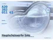 Hauptscheinwerfer links MERCEDES-BENZ C-Klasse (W203) A2038201161