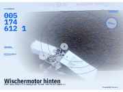 Wischermotor hinten FIAT Idea (350) MS2596007030 0051746121