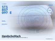 Handschuhfach RENAULT Kangoo I (KC) 1T1857097E