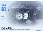 Elektrolüfter MERCEDES-BENZ C-Klasse (W203) 2035000193