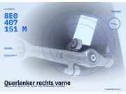 Querlenker rechts vorne AUDI A4 (8E, B6) 8E0407151M