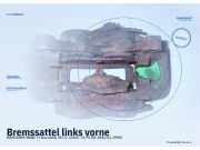 Bremssattel links vorne MERCEDES-BENZ T1 Bus (601)