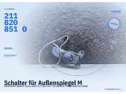 Schalter für Außenspiegel MERCEDES-BENZ E-Klasse (W211) 2118208510