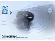 Servopumpe PEUGEOT 406 9633817580 7692955150