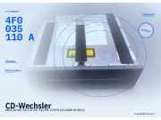CD-Wechsler AUDI A6 (4F, C6) 4F0035110A