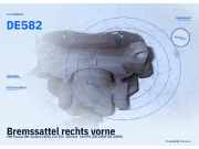 Bremssattel rechts vorne VW Passat B6 Variant (3C5) DE582