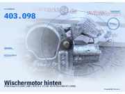 Wischermotor hinten FORD Escort IV (GAF, ABFT, AFF) 86AG17K441A2B 403.098