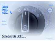 Schalter für Licht VW Sharan (7N) 3C8941431A