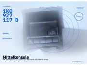 Mittelkonsole VW Scirocco III (13) 1K0927117D